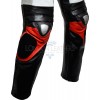 RTX ASSASSIN Red Black Motorcycle Leather 2Pc Suit